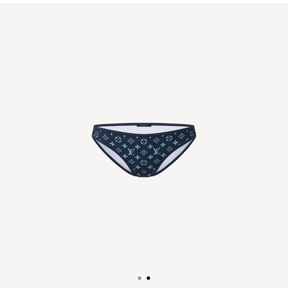 Louis Vuitton sky monogram bikini bottom swimsuit